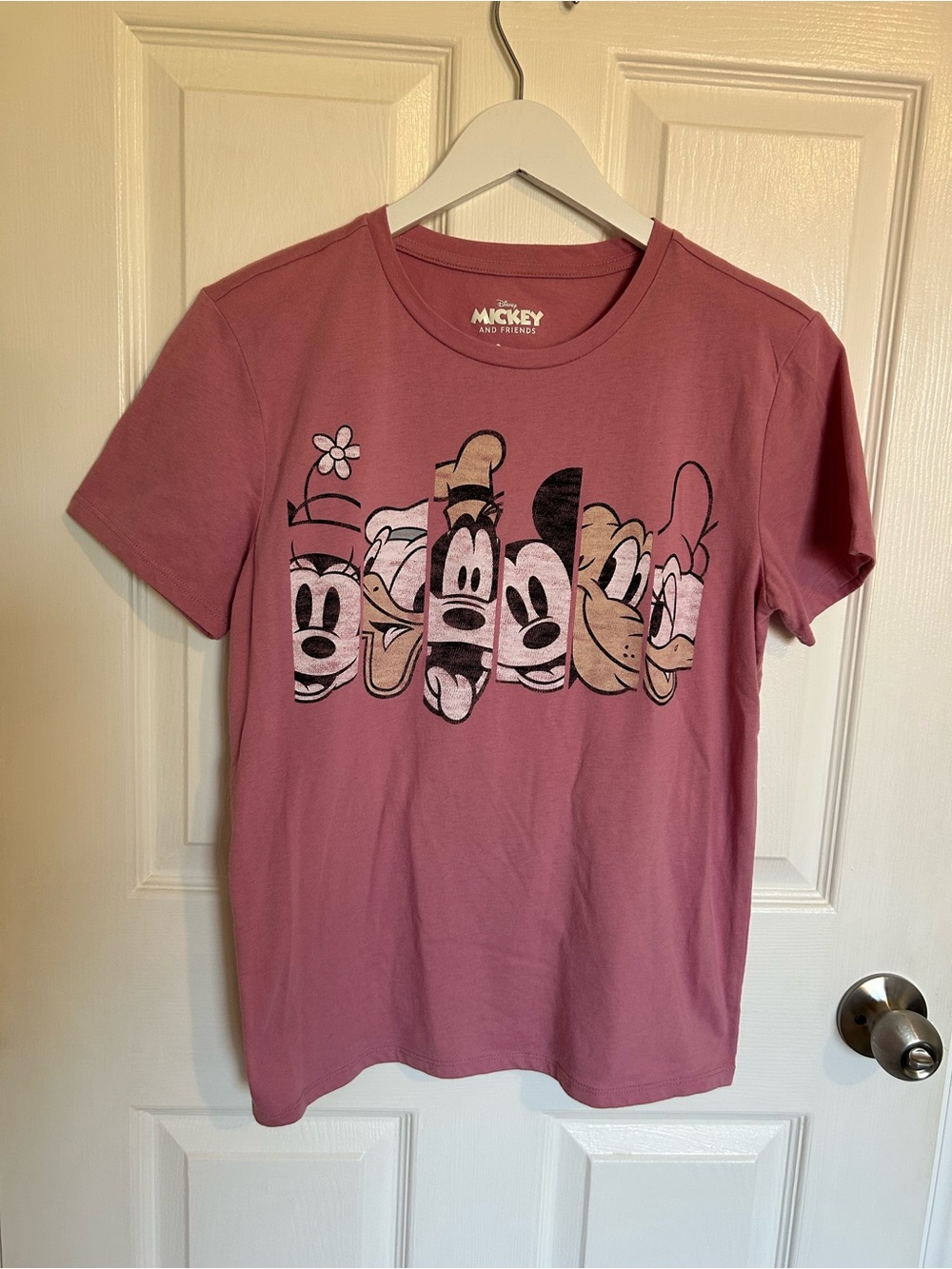 Hybrid Apparel Mauve Disney Character Short Sleeve Tee